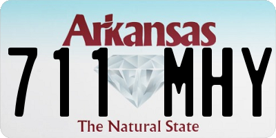 AR license plate 711MHY