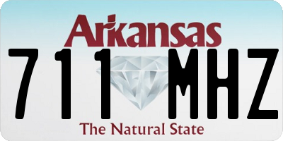 AR license plate 711MHZ