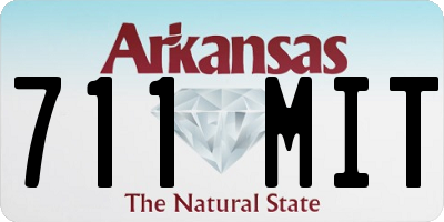 AR license plate 711MIT