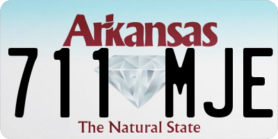 AR license plate 711MJE
