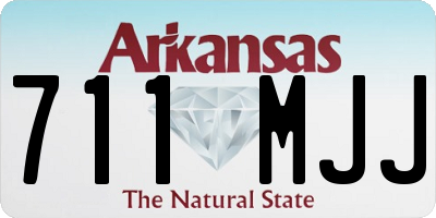 AR license plate 711MJJ