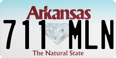 AR license plate 711MLN