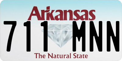 AR license plate 711MNN