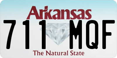 AR license plate 711MQF