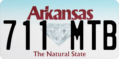 AR license plate 711MTB