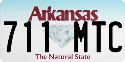 AR license plate 711MTC