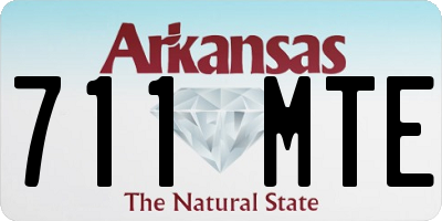 AR license plate 711MTE