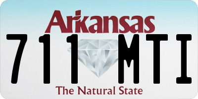 AR license plate 711MTI