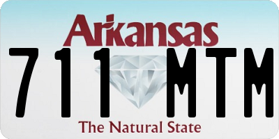 AR license plate 711MTM