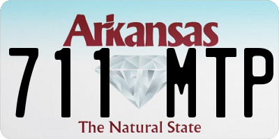 AR license plate 711MTP
