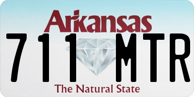 AR license plate 711MTR