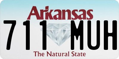 AR license plate 711MUH