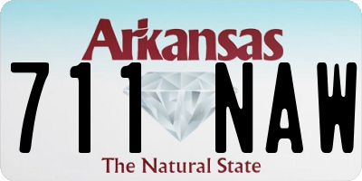 AR license plate 711NAW