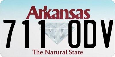 AR license plate 711ODV