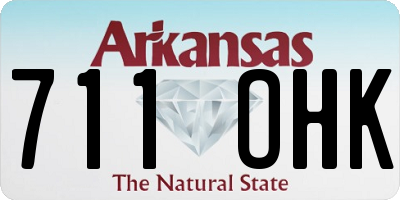 AR license plate 711OHK