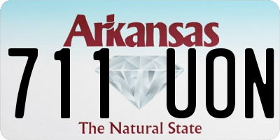 AR license plate 711UON