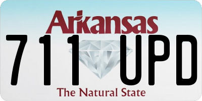 AR license plate 711UPD