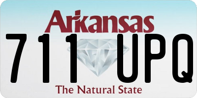 AR license plate 711UPQ