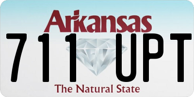 AR license plate 711UPT
