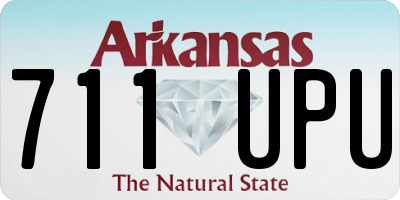 AR license plate 711UPU