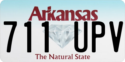 AR license plate 711UPV
