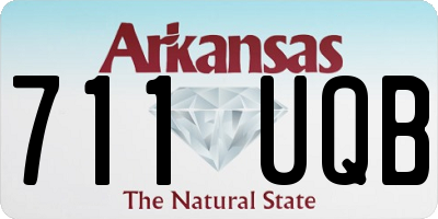 AR license plate 711UQB