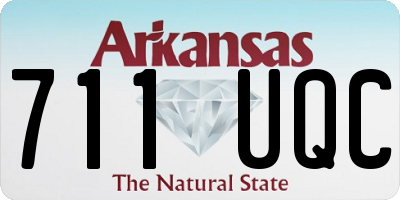 AR license plate 711UQC