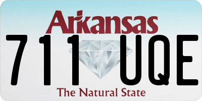 AR license plate 711UQE