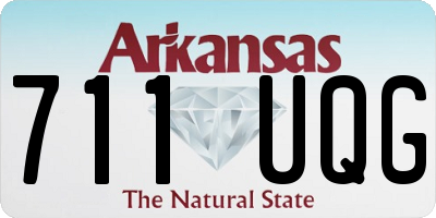 AR license plate 711UQG