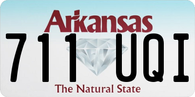 AR license plate 711UQI