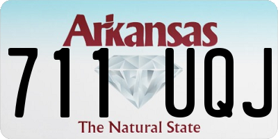 AR license plate 711UQJ