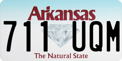 AR license plate 711UQM
