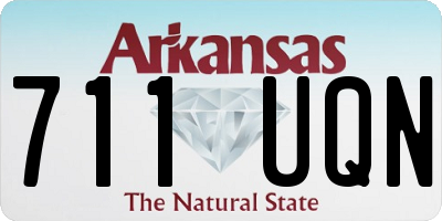 AR license plate 711UQN