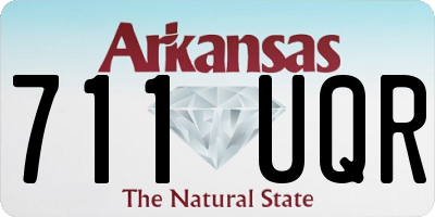 AR license plate 711UQR