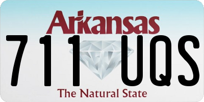 AR license plate 711UQS