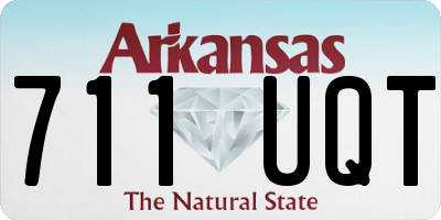 AR license plate 711UQT