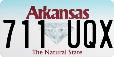 AR license plate 711UQX