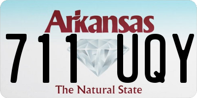 AR license plate 711UQY