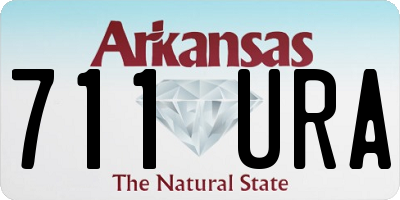 AR license plate 711URA