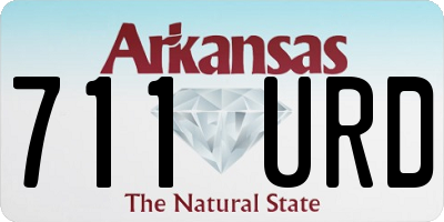 AR license plate 711URD