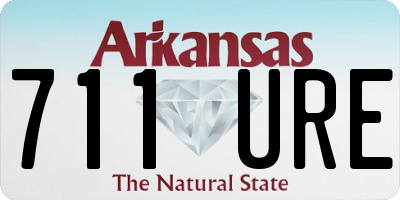 AR license plate 711URE