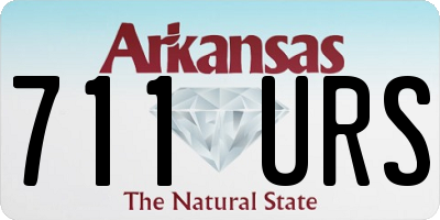 AR license plate 711URS