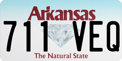 AR license plate 711VEQ