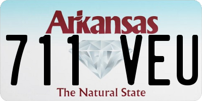 AR license plate 711VEU