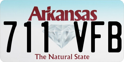 AR license plate 711VFB