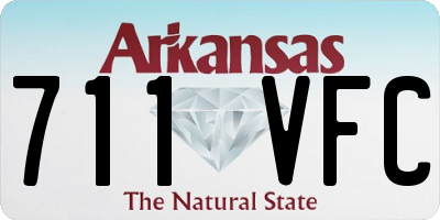 AR license plate 711VFC