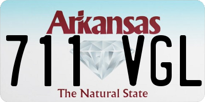 AR license plate 711VGL