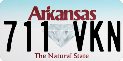AR license plate 711VKN
