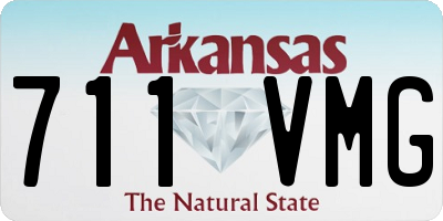AR license plate 711VMG