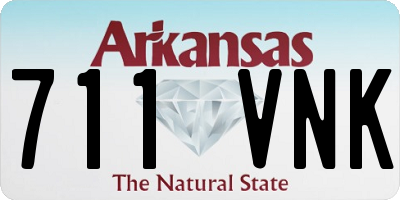 AR license plate 711VNK